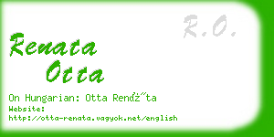 renata otta business card